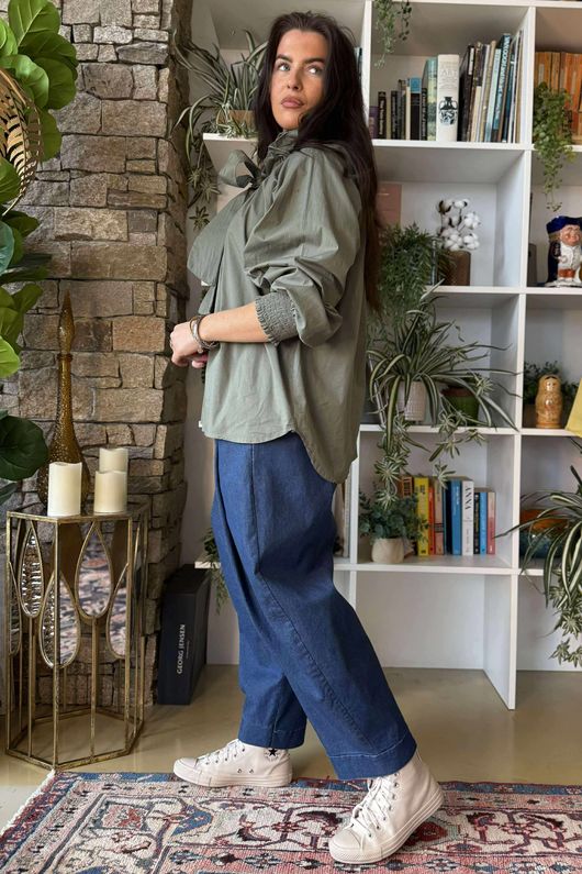 Paloma Poet Blouse Soft Khaki